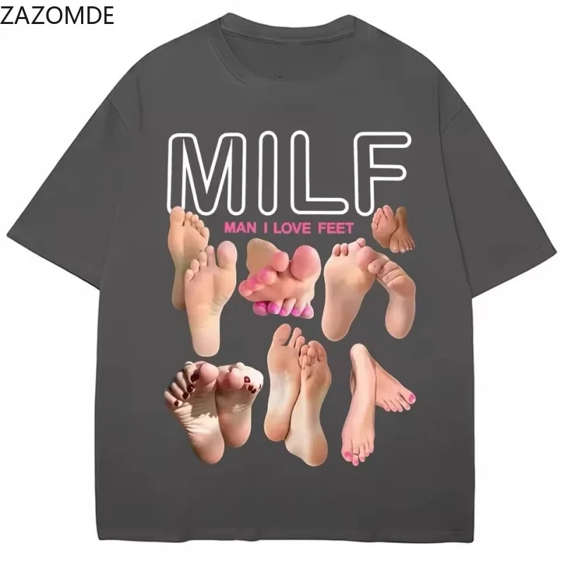 ZAZOMDE Y2K Aesthetic t 프린트 T 셔츠 여성 레트로 레터 그래픽 오버 사이즈 하라주쿠 스트리트웨어 유니섹스 캐주얼 반소매상의