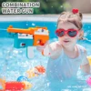 Mauser 2 in 1 Detachable Water Gun, Summer Outdoor Beach Pool Toy with Secret Storage Compartment, Kids Birthday Party Gift 1