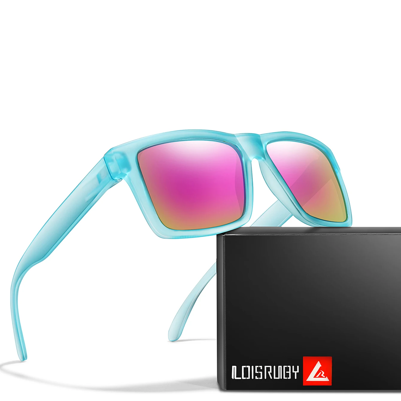 Polarized Cycling Sunglasses Classic Square Shades UV Protection Men and Women