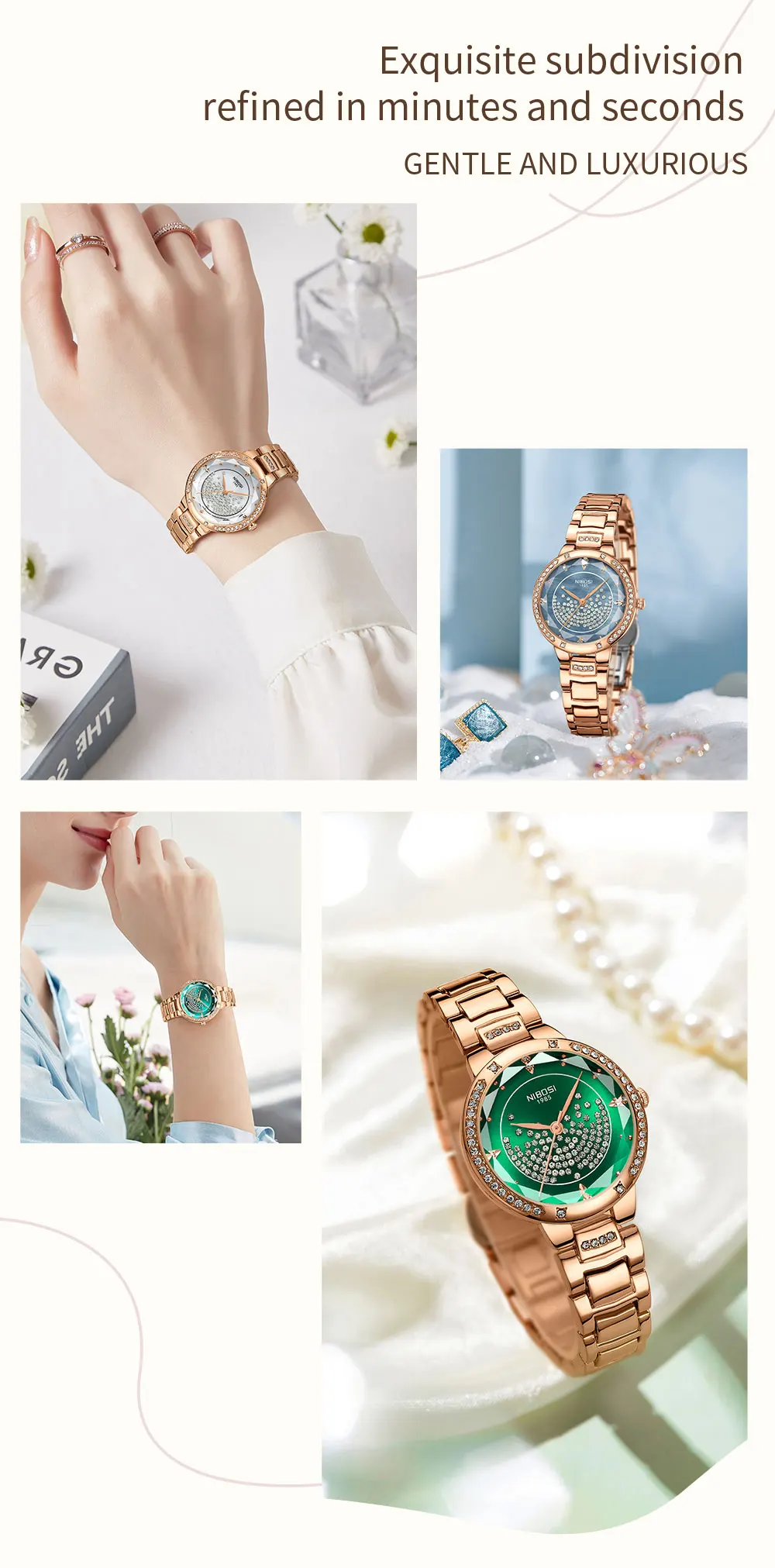 Nibosi 2687 Crystal Sky Women’s Watch