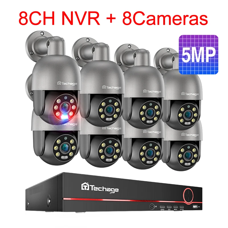 8CH 8 PTZ Camera