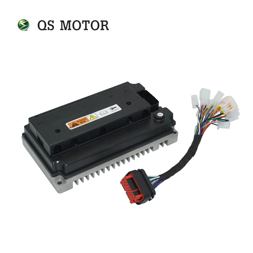 QSMOTOR 138 3000W V3 70H 5500W Max continuous 72V 100KPH Mid drive Motor with EM150-2SP Controller for go-kart