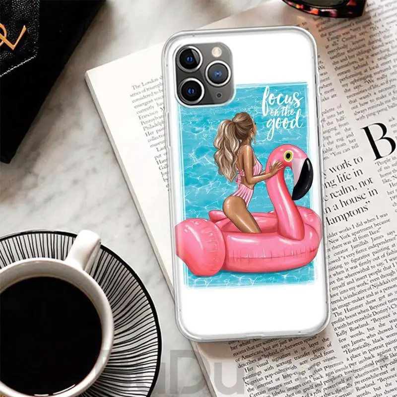 Flamingo Summer Beach Art Customized Phone Case Cover