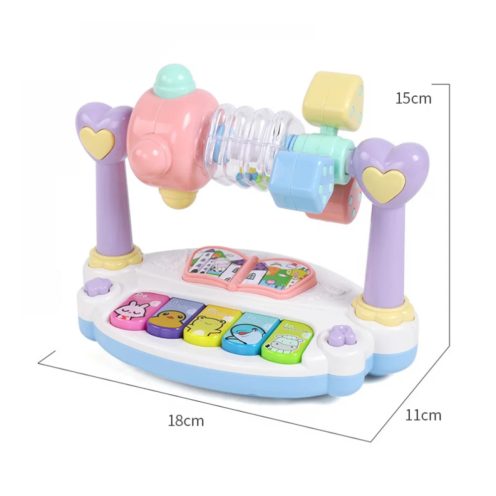 Baby Musical Instrument Early Education Toys Music Hand Bell Piano Drum Montessori Toddler Infant Toy Gifts 0-12 Months 4