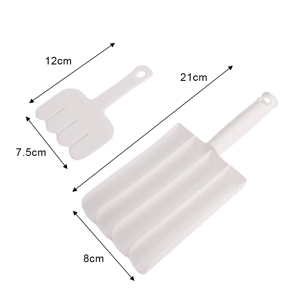 Cylinder Meatball Maker Pushing 4pcs Balls No Stick Stuffed Poultry Scoop Meat Ball Food -grade PP Material Kitchen Cooking Tool