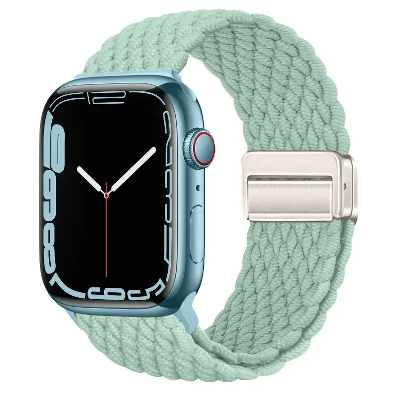 Nylon Braided Loop Strap with Magnetic Buckle