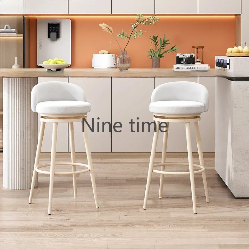 Step Stool Bar Stools For Kitchen Luxury Chairs Counter Manicure Chair Make Up Modern Design High Breakfast Furniture Cafeteria