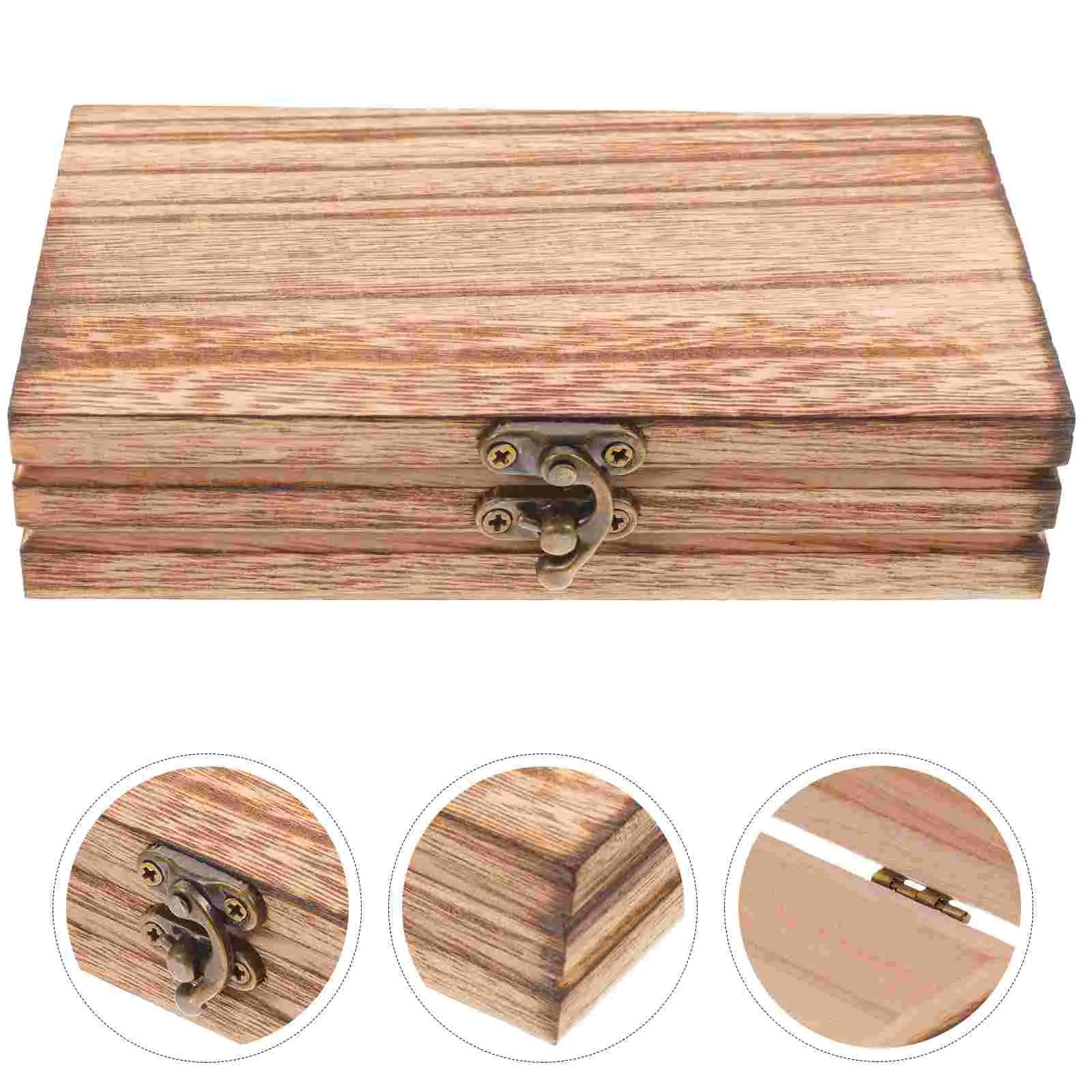 

Organizer Wood Box With Lid Storage Box With Lid Wooden Storage Box For Crafts Jewelry Organizer Wooden Storage Case Trinket Box
