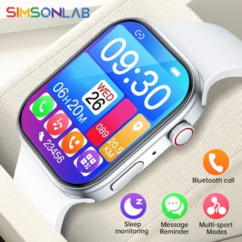 NUOVO Smartwatch 1.83 "Schermo HD Monitoraggio del sonno e della salute Chiamata Bluetooth Modalità multi-sport Orologi intelligenti di moda per le donne Uomini Regalo
