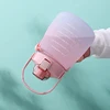 1.3L Large Capacity Sports Water Bottle with Straw Gradient Color Women's Outdoor Running Portable Plastic Bottle 3