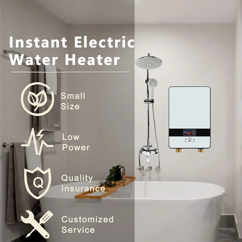 Instant electric water heater household bath machine small fast hot constant temperature shower rental room water heater electric water heater