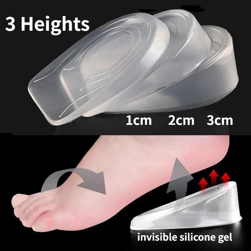 Gel Heel Cm Heel Lift SUPVOX Silicone Heel Lift Pads 2cm Height