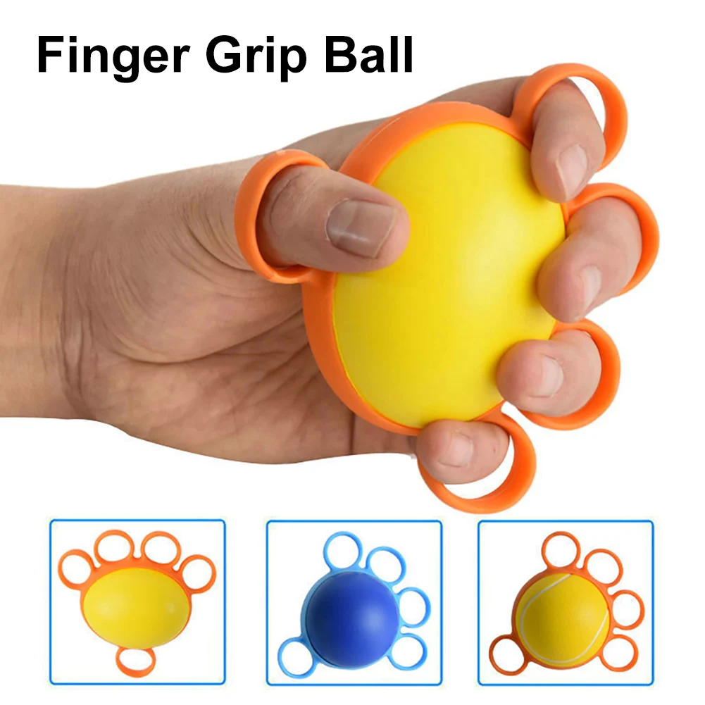 Elliptical Finger Grip Strength Ball Hand Rehabilitation Training