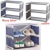 4 Tier ShoeRack Wide Shoe Storage Organizer Sturdy Shoes Stand Non-Woven Fabric Free Standing Boots Racks for Entryway 1