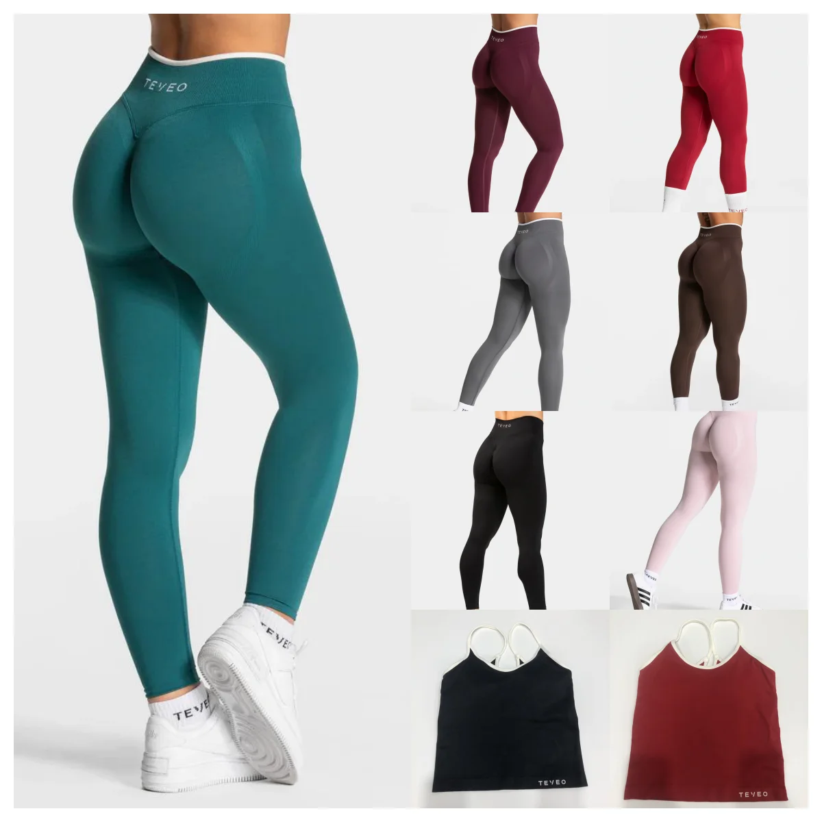 Yoga Pants TEVEO Ignite Sculpt Scrunch Seamless Leggings for Women Hip Lifting Running Exercise Gym Ignite Sculpt Series