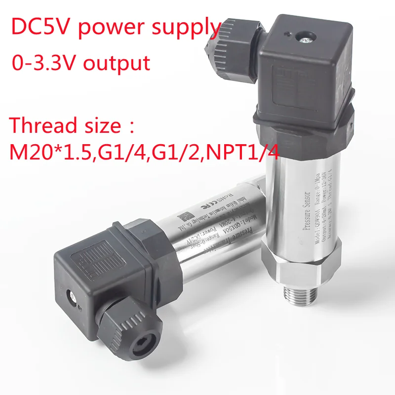 

Датчик давления G1/4 для воды, жидкого масла, с выходом 0-3,3 В 0,5-4,5 в