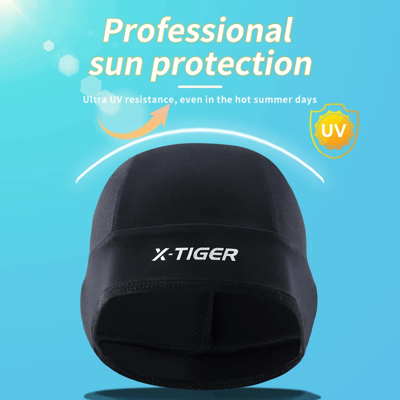 X-TIGER Summer Cycling Cap Breathable MTB Bike Cooling Ice Silk Men's Cap Outdoor Running Bicycle Helmet Hat Cycling Bandana 5