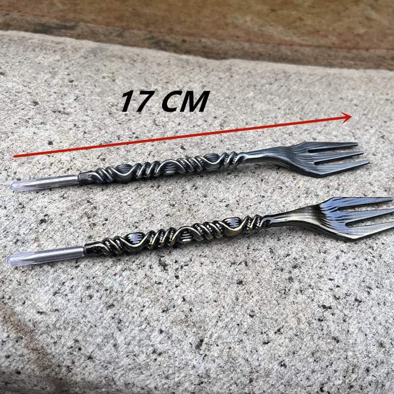 Bronze/Silver Shisha Hookah Tobacco Fork and Accessories