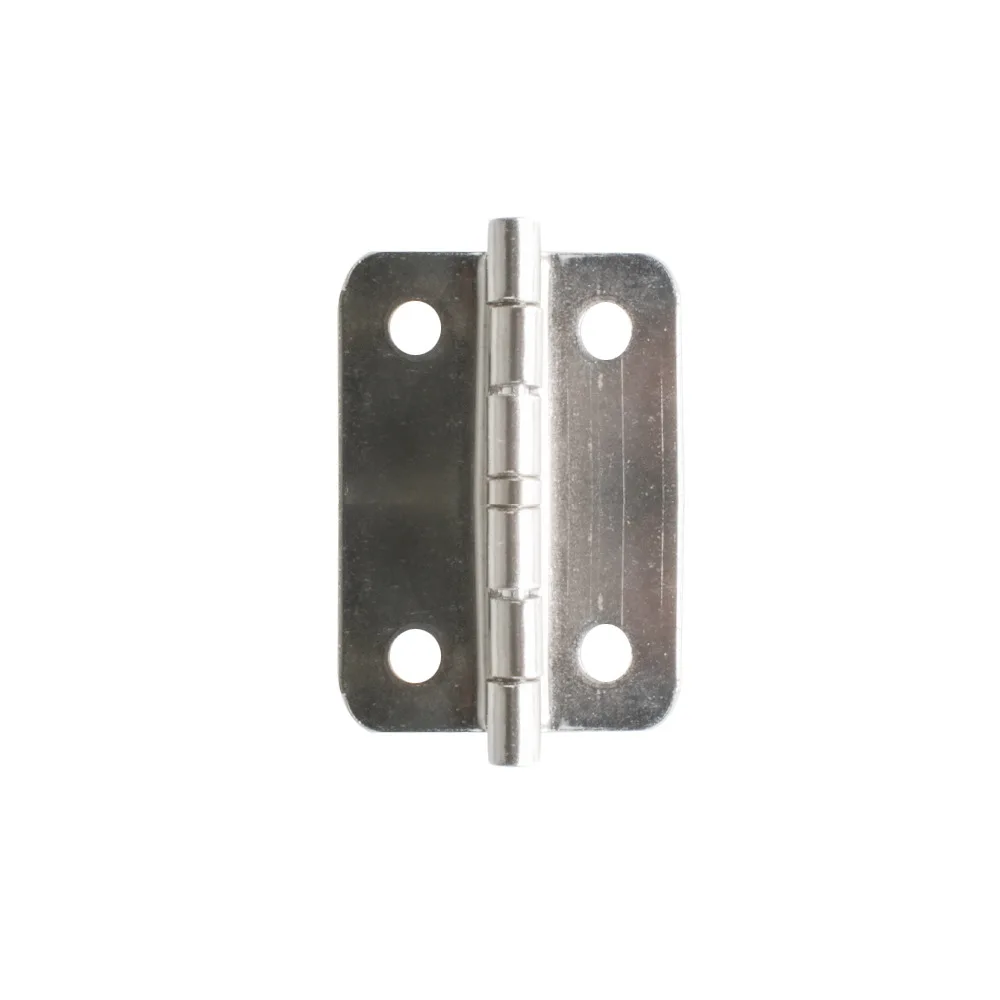 Hardware New Chinese Style 41mm Side Length Four Fold Antique Iron Sheet Four Hole Three Fold Right Angle Hinge Cathetus