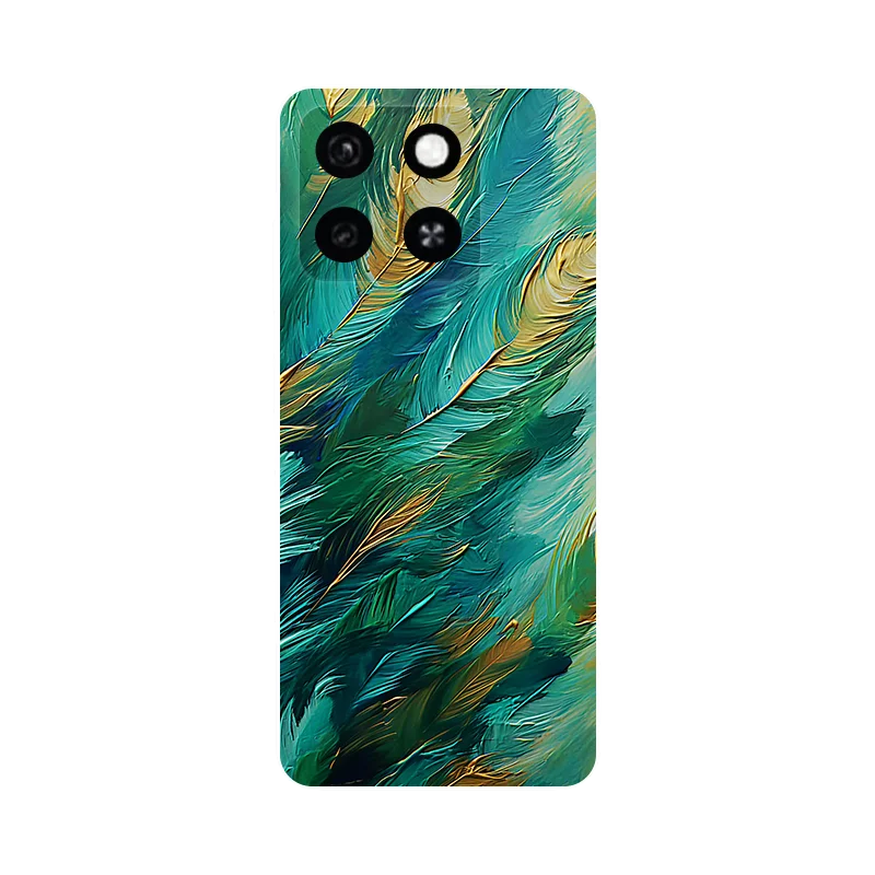 Floral Wolf Soft Silicone Shockproof Phone Cover