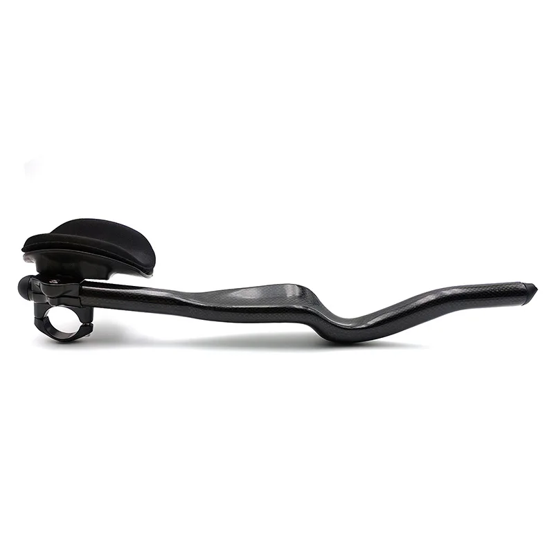 Fahrrad-Hilfstützgriff aus Kohlefaser, kompatibel mit dem Zusatzgriff TT-Rest, 31,8-mm-Restlenker – Detail 2