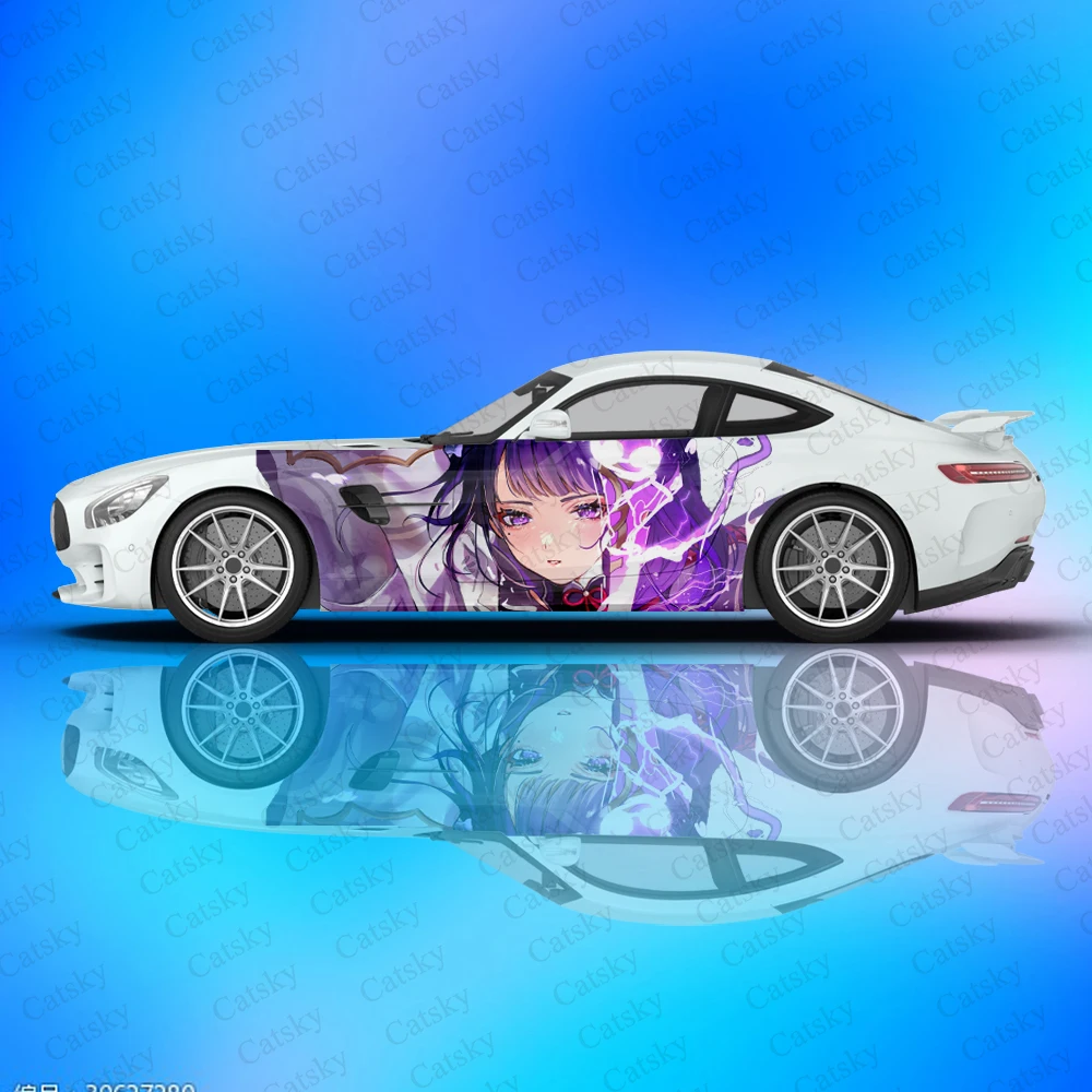 Anime Car Hood Wrap Decal Vinyl Sticker Full Color Graphic Fit Any Car  Sword  eBay