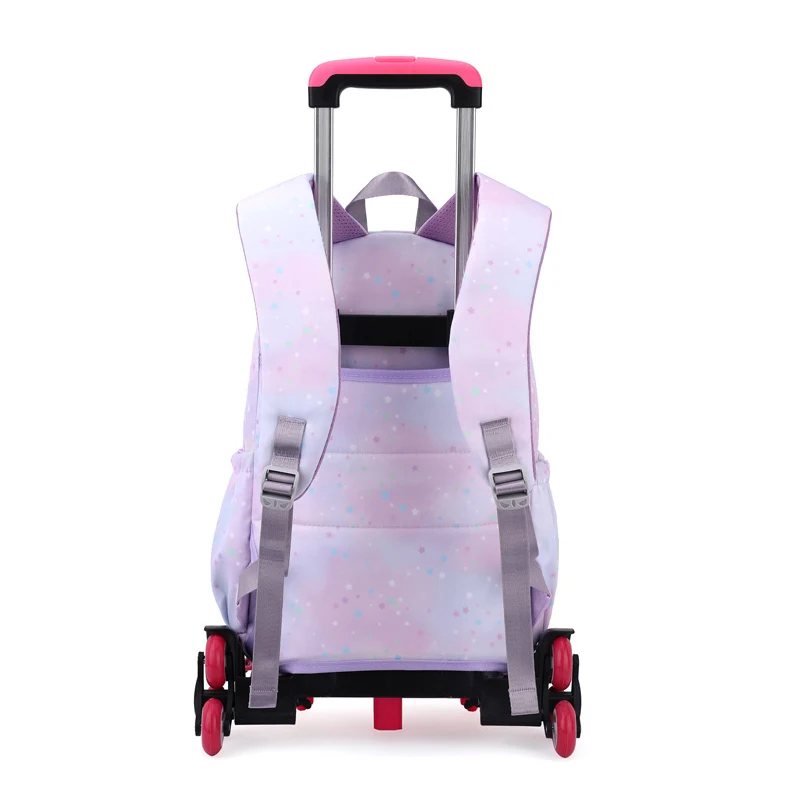 Children School Backpacks with Wheels School Bags For Girls Wheeled backpack Kids Trolley School Bag Students Rolling Backpack