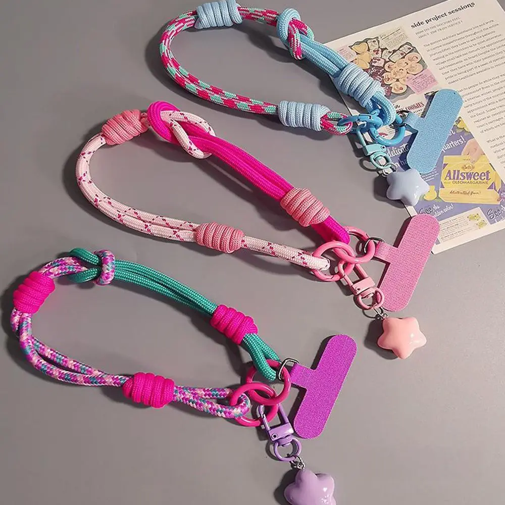 Enhanced Universal Adjustable Phone Lanyard - Stylish 2-in-1 Woven Wrist and Thumb Strap