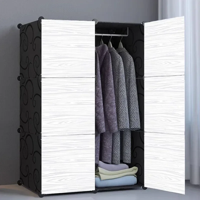 

Bedroom Organizer Wardrobe Storage Clothes Partitions Portable Closet Simple Display Door Watches Guarda Roupa Salon Furniture