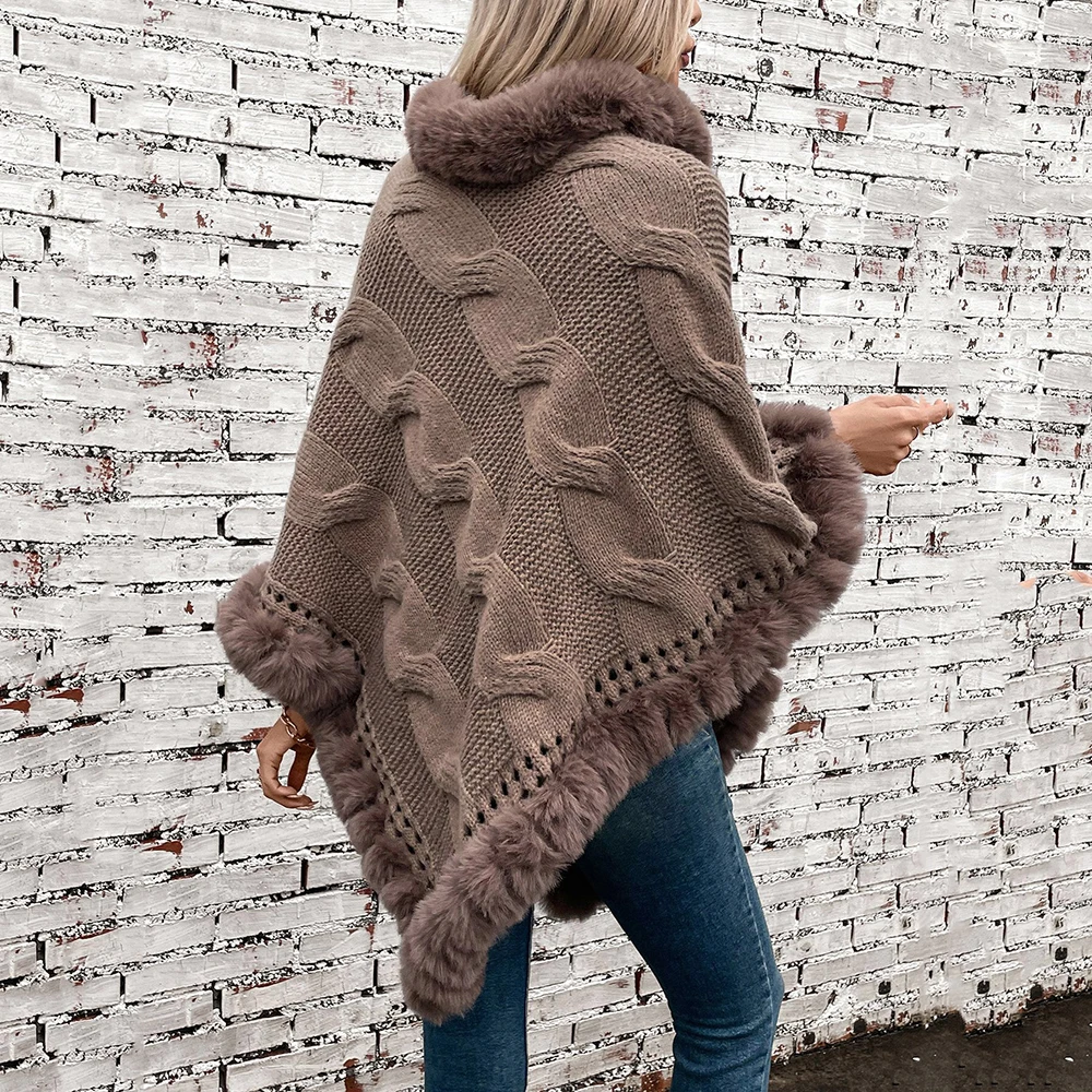 ジャケット・アウター archive Roshell feathered knit poncho Buy IMOGEN PONCHO | Johnny Was
