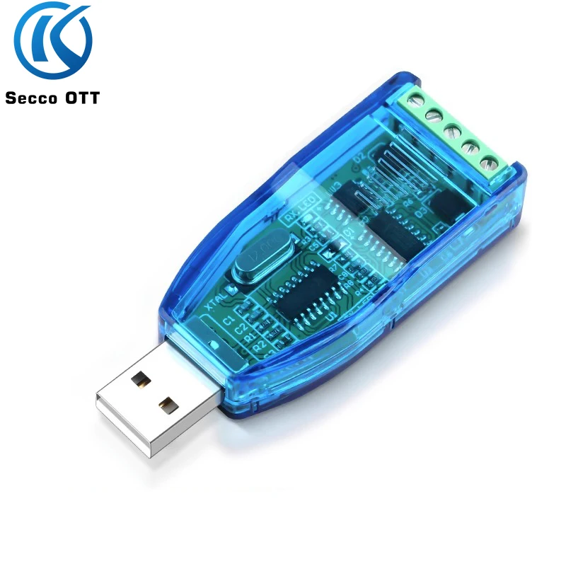 

Industrial Grade USB To 485/232 Converter USB To Serial RS232 Converter Compatibility V2.0 Standard RS-485 Connector Module