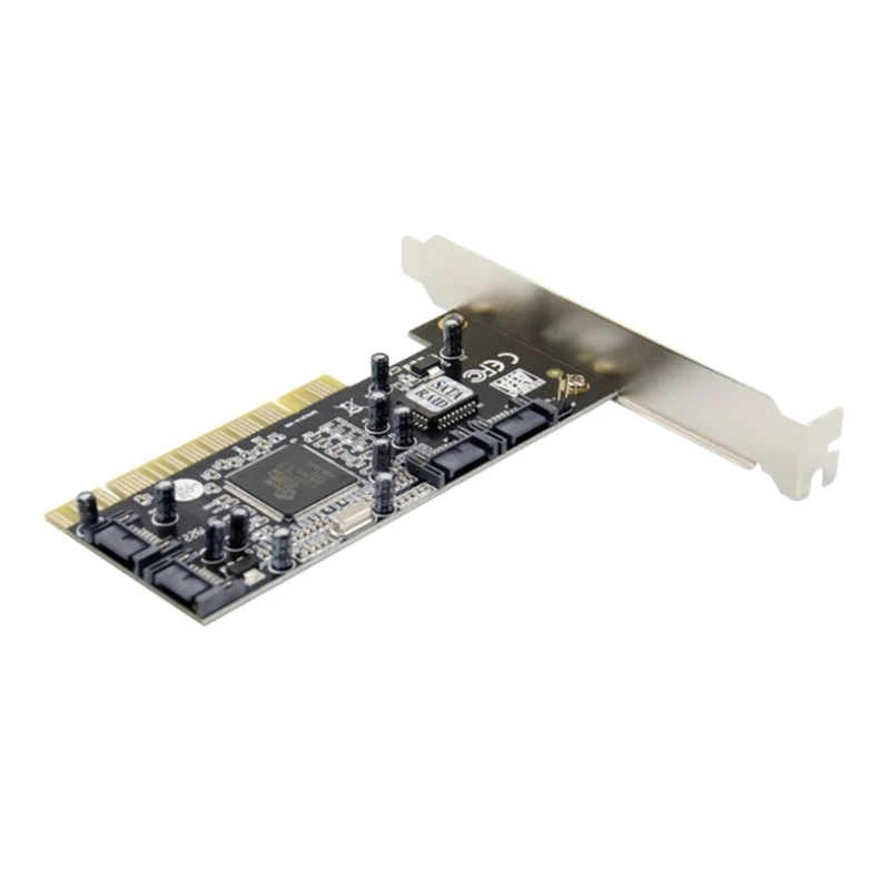 

Плата контроллера RAID с 4 портами, силиконовая плата изображения Sil3114 PCI-3114, карта расширения массива, карта преобразования