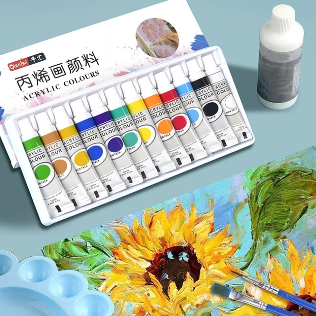 36 Colors Beginners Gouache Pigment Watercolor Paint Powder Set