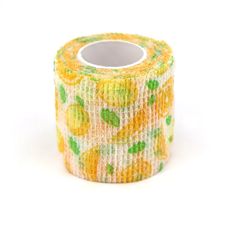 Fruit Printed Self-Adhesive Animal Elastic Bandage - Multi-Purpose Sports Wrap Tape