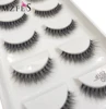 5 Pairs Transparent 3D Mink Eyelashes Natural Clear False Eye Lashes Soft Invisible Eyelash Wispy Makeup Faux Cils H13 X08 1