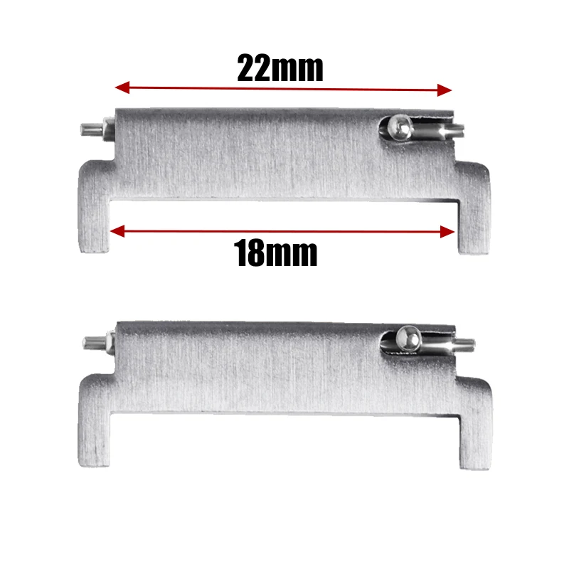 Versatile Quick Release Pin Connectors for Watch Bands - Metal Strap Adapters (1 Pair)