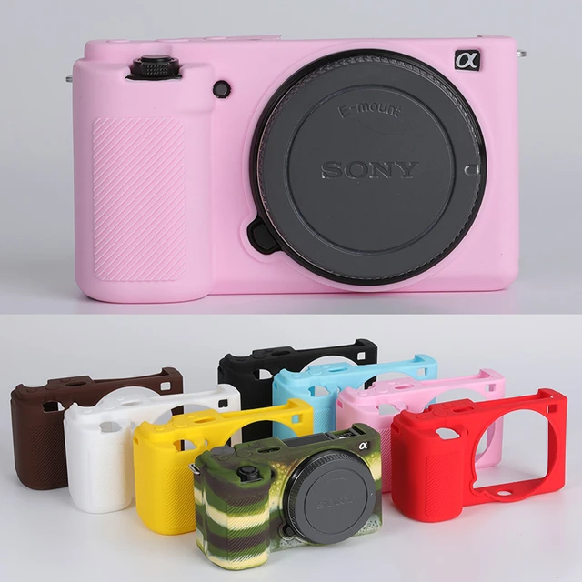 Soft Rubber Silicone Case For SONY ZV1 ZV-1 Protective Body Cover Skin  Camera