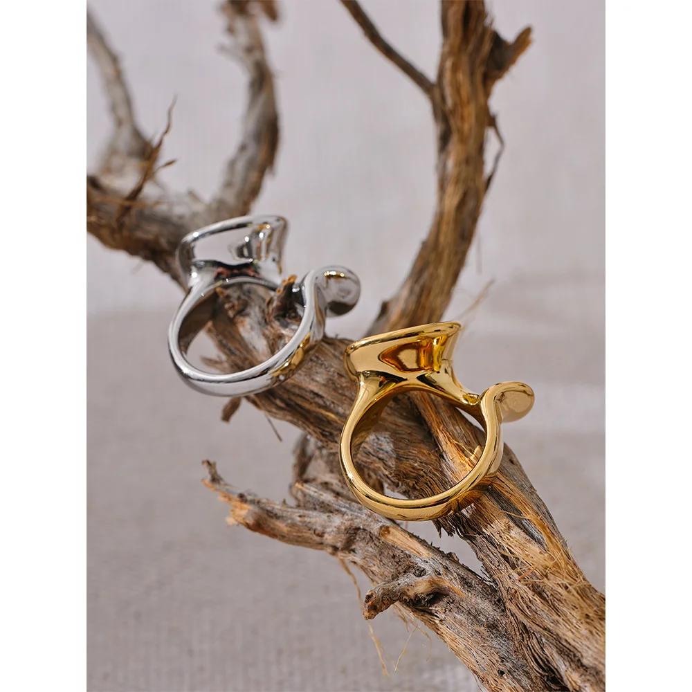 Yhpup Stainless Steel Ring Personalized