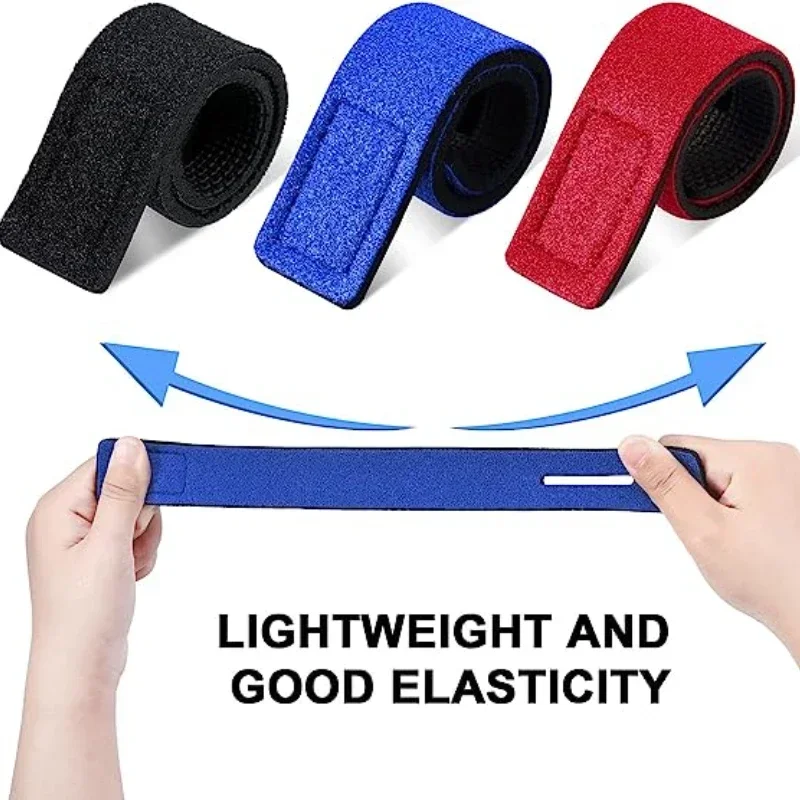 5/10Pcs Fishing Rod Tie Holder Strap Non-slip Belt Tackle Elastic Wrap Band Pole Holder Fastener Ties Reusable Bandage Fastener 3