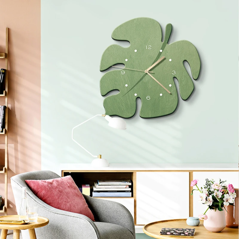 

Big Size Wall Clock Kids Room Nordic Creative Kitchen Wall Clock Modern Fashion Reloj De Pared Living Room Decoration YY50WC