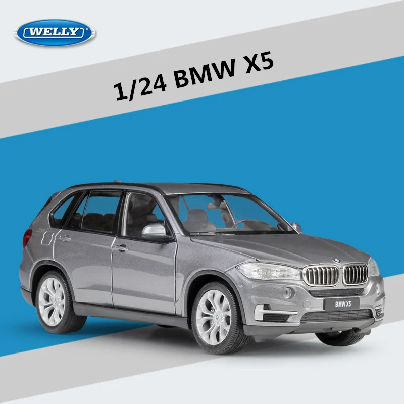 

WELLY 1:24 BMW X5 SUV Alloy Car Model Diecast Metal Toy Off-road Vehicles Model Car High Simulation Collection Kids Toy Gift