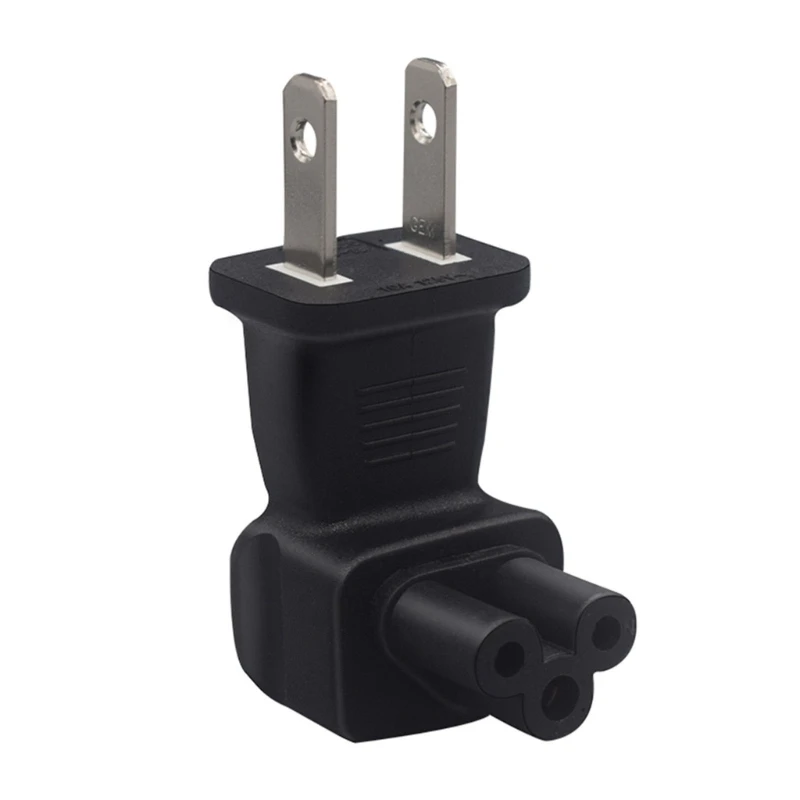 EU TO C5/EU TO C7/US C5/US C7 Adapter Plug 90 Degree Right Angle Power Supply Converter Adapter Plug-Socket for computer