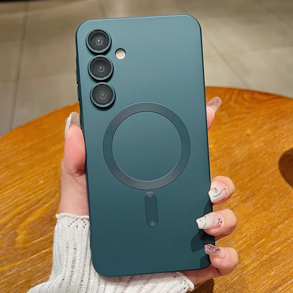 Luxury Matte Magnetic Phone Case - Soft Protective Cover