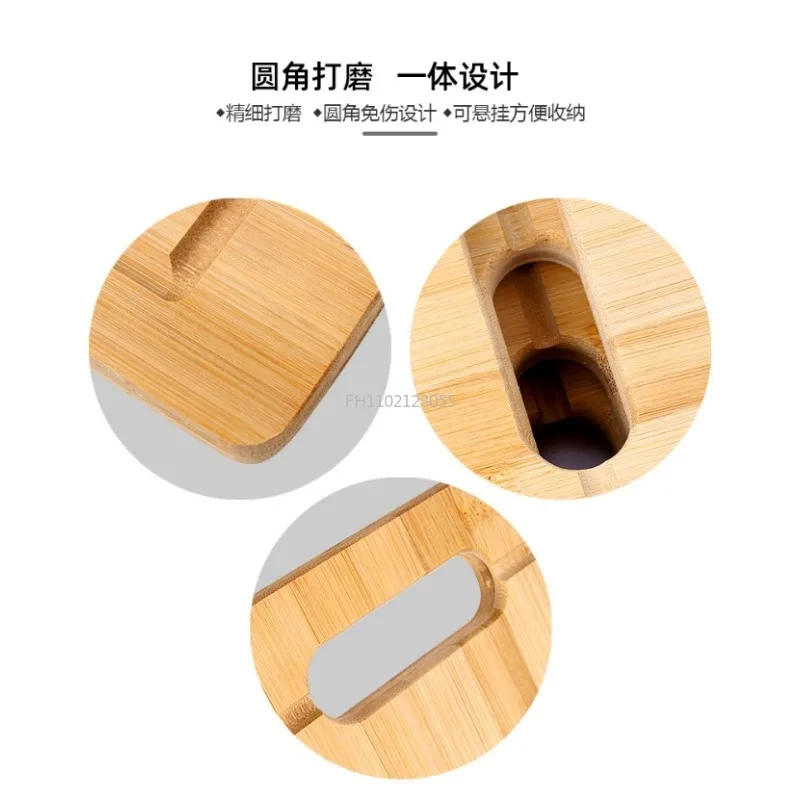 1Pcs Bamboo Wooden Cutting Boards Chopping Blocks Cheese Cutting Board Butcher Block Meat Cutting Board For Kitchen Tools