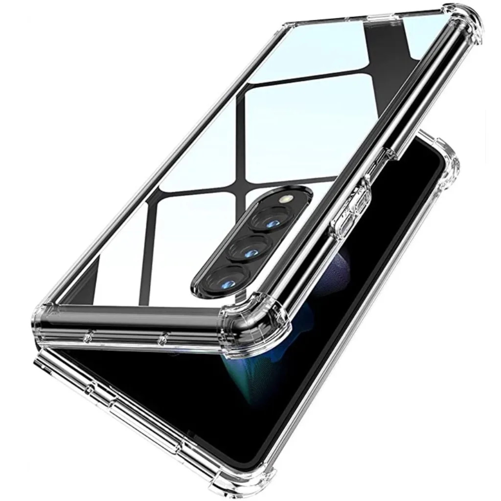 Custodie Antiurto Soft Bumper Tpu Case Per Samsung Galaxy Z Fold Flip 5 4 3 2 / Fold 4 / Flip 4 / Fold 3 / Flip 3 / Fold 5 5G