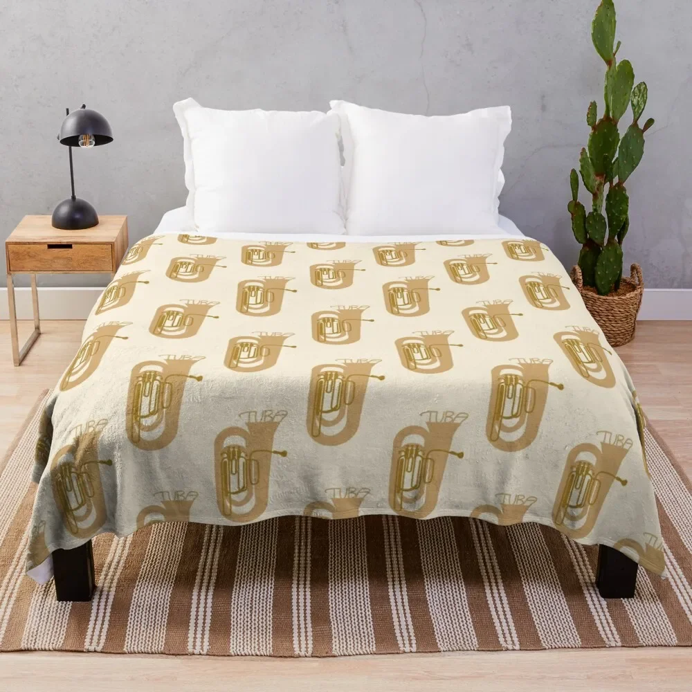 

Tuba Throw Blanket Kid'S Sofa Throw Blankets
