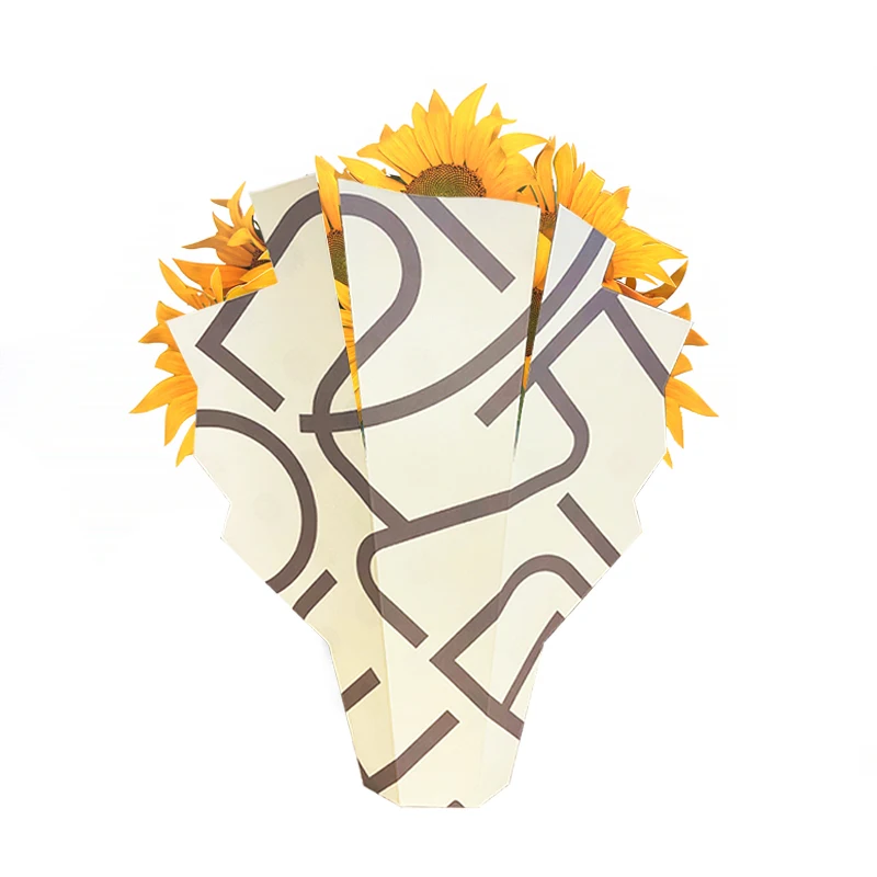 Life Sized Sunflower Greeting Card 3D Pop Up Floral Bouquet Card with Note and Envelope