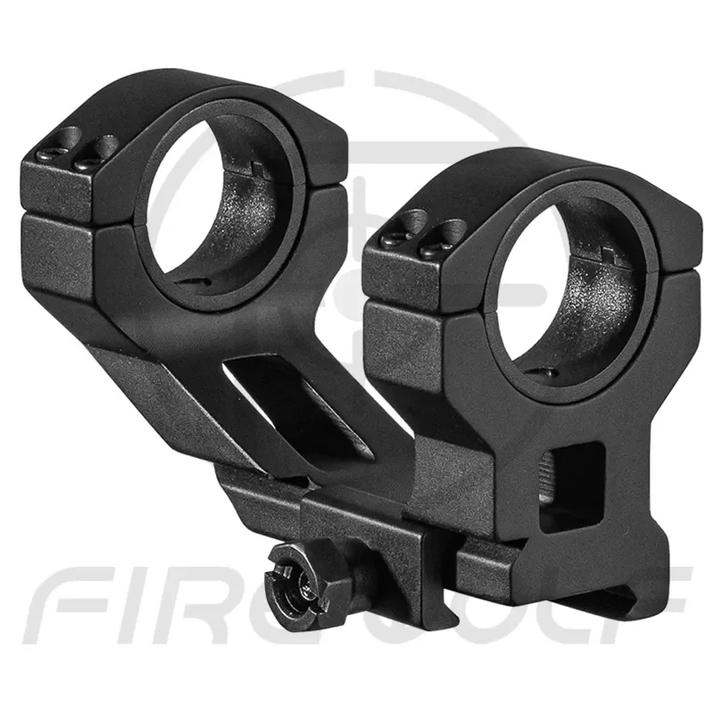 Tactical 25.4MM 30MM Dual Rings Rifle Scope Mount for 20MM Picatinny Rail Heavy Duty Cantilever Hunting Accessories