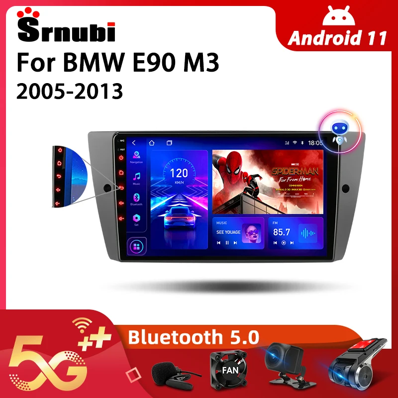 Srnubi Android 10 автомобильное радио для BMW E90 M3 2005-2013 мультимедийный видеоплеер 2Din 4G WIFI