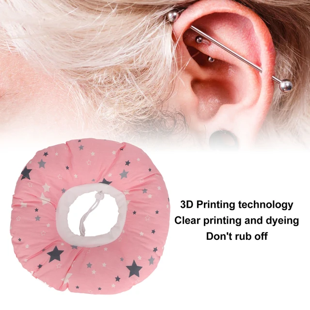 Oreiller Trou Oreiller Donut Piercing Oreille avec Trou Oreiller pour